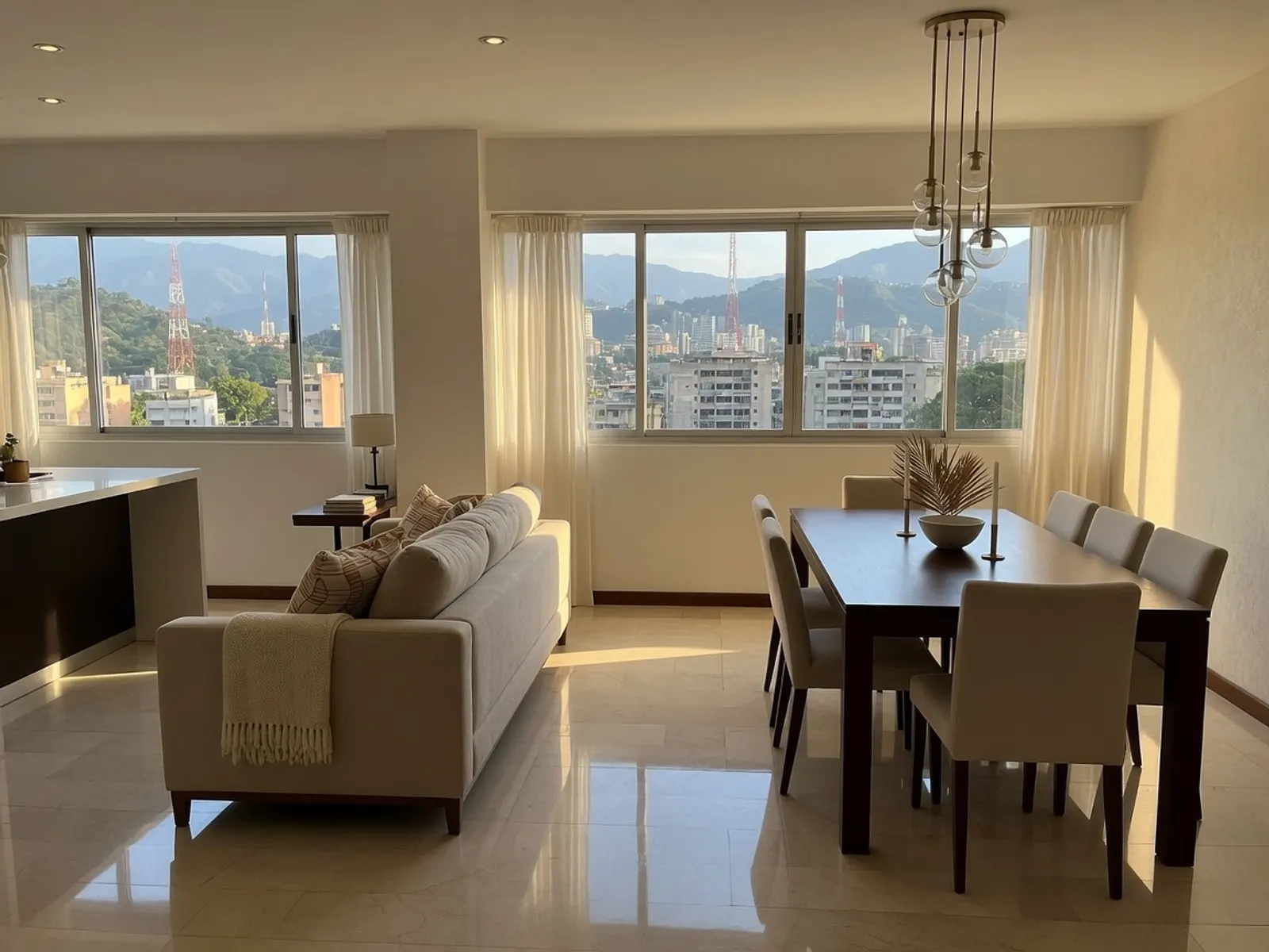Apartamento 2H amoblado en El Recreo